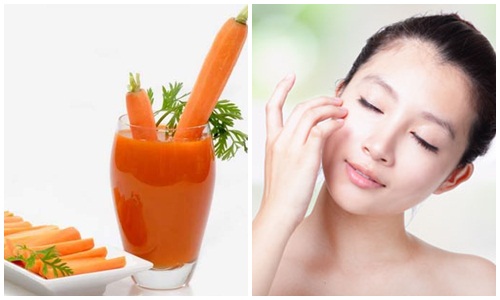 Mặt nạ từ cà rốt giúp dưỡng da trị mụn hiệu quả