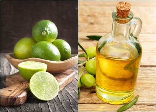 Vỏ chanh và dầu olive cho da căng mịn